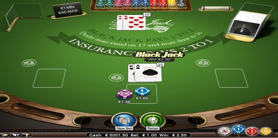 Blackjack Professional Series Standard Limit